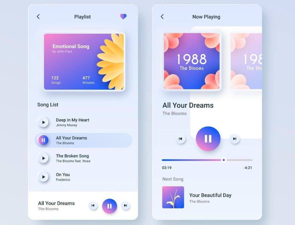 The Hottest Web Design Trends Set to Dominate 2025 5 Neumorphism 2.0